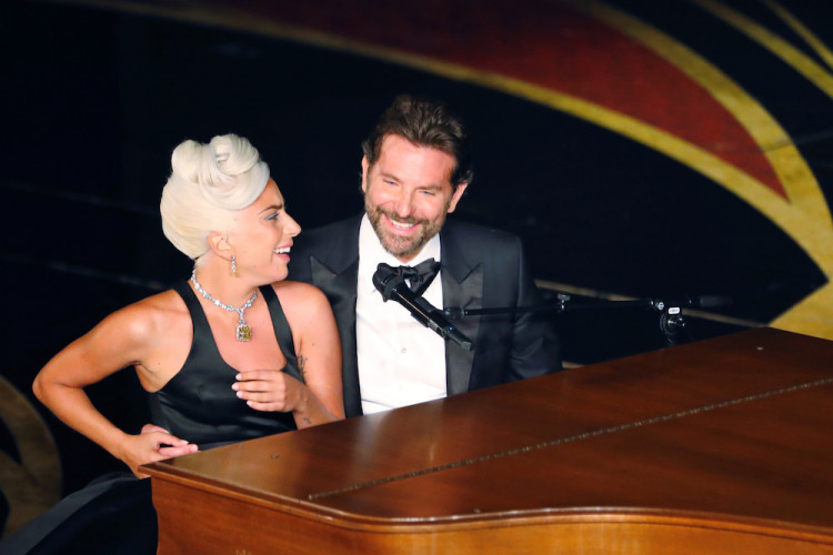 Bradley Cooper seen here with Lady Gaga