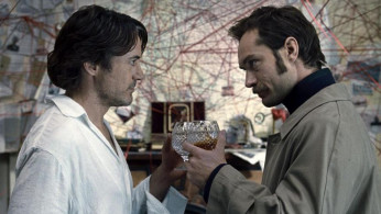 Robert Downey, Jr. and Jude Law