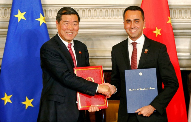 President Xi Jinping and Prime Minister Giuseppe Conte 