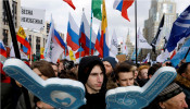 Russian protesters