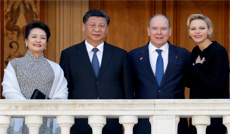 President Xi Jingping at Monaco