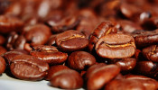 Coffee beans.