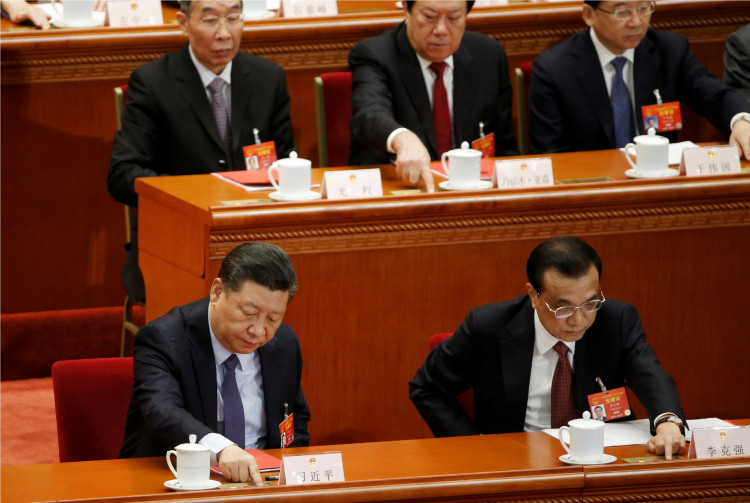 Chinese President Xi Jinping and Chinese Premier Li Keqiang