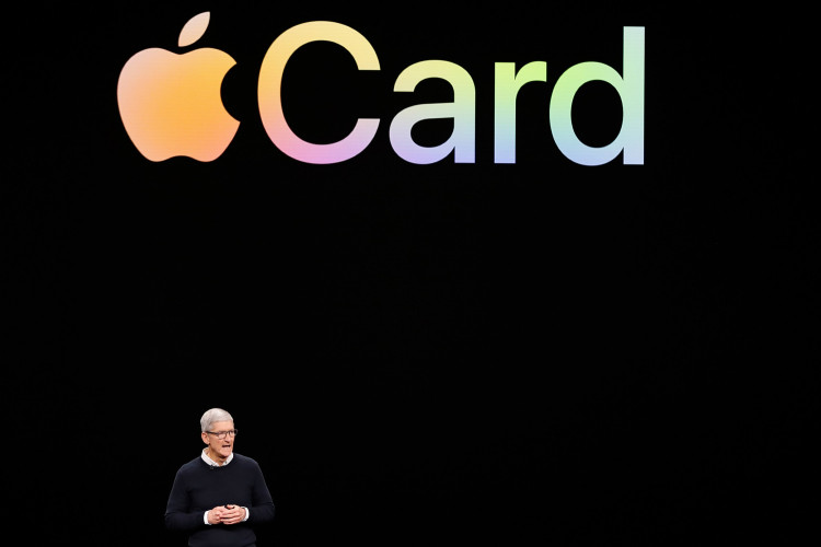 Tim Cook, CEO of Apple, speaks during an Apple special event at the Steve Jobs Theater in Cupertino
