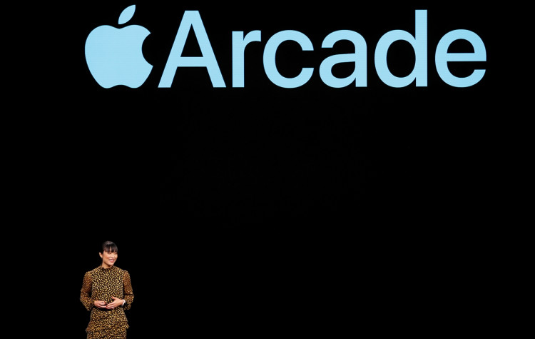 Ann Thai, Sr. Product Marketing Manager, App Store at Apple, speaks during an Apple special event at the Steve Jobs Theater in Cupertino.