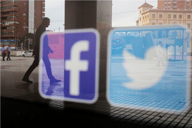 Facebook and Twitter logo