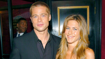 Jennifer Aniston and Brad Pitt