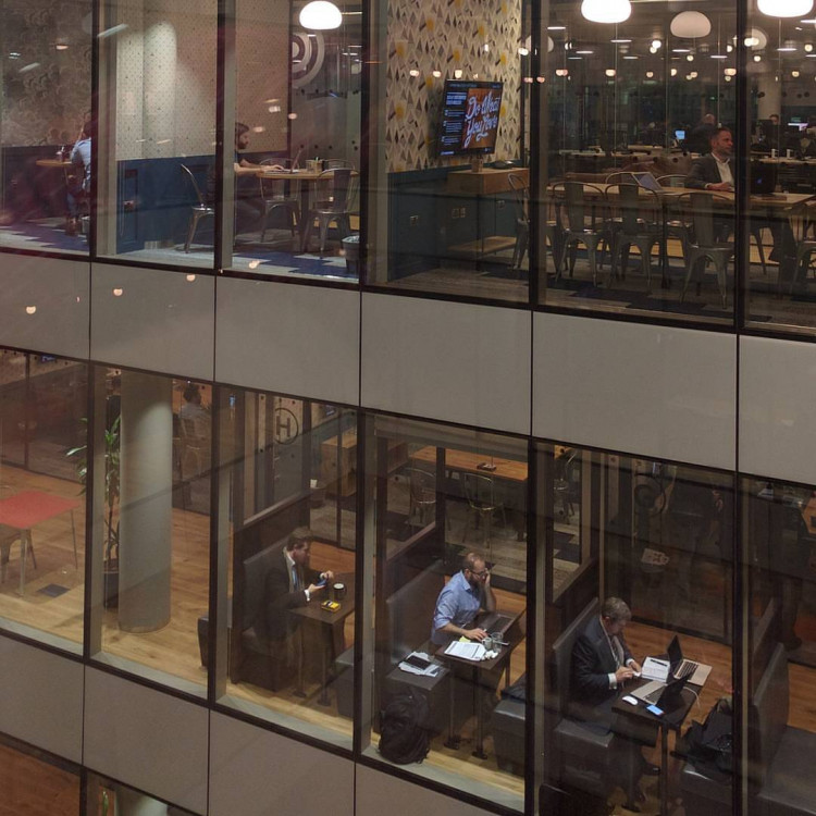 WeWork workplace exterior