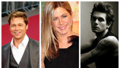 Brad Pitt, Jennifer Aniston and John Mayer