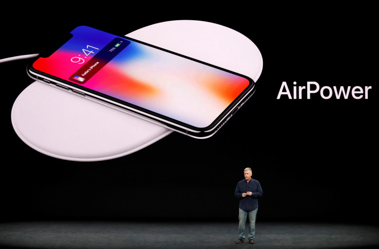 Apple's Schiller speaks during a launch event in Cupertino