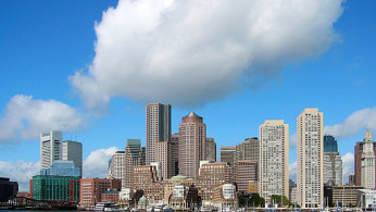 Boston Financial District skyline