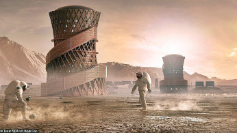 3D printed homes on Mars