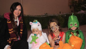 Megan Fox with her children on Halloween