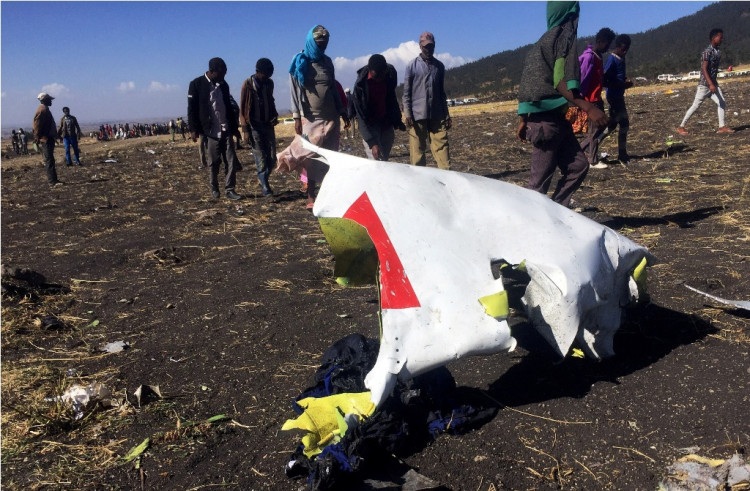 Ethiopian Airlines crash site