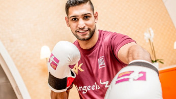 #AIBAWorlds2015 Amir Khan arrives in #Doha