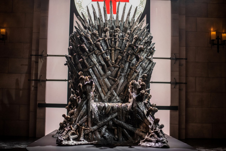 The Iron Throne sits on display at an interactive Game Of Thrones installation called Bleed For The Throne at the South by Southwest (SXSW) conference and festivals in Austin