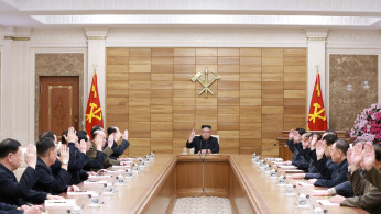 North Korean leader Kim chairs a Central Committee of the Worker's Party meeting in Pyongyang