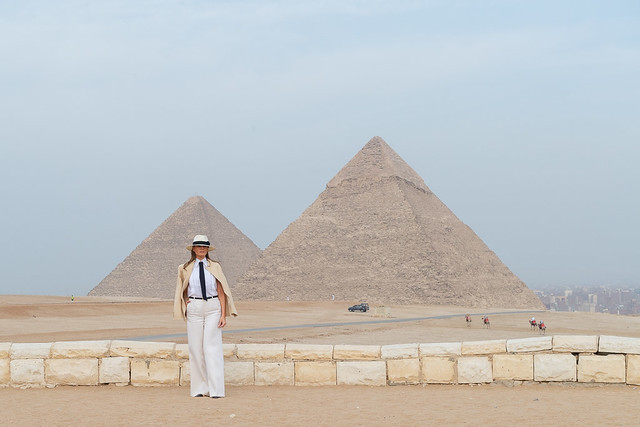 Melania ‘Impressed’ By Pyramids Says Trump, Touting Egypt Tourism