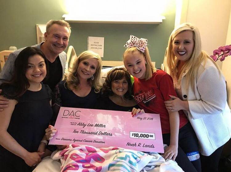Abby Lee Miller was all smiles when she arrived at JoJo Siwa's 16th birthday celebration.