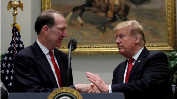 David Malpass and Donald Trump