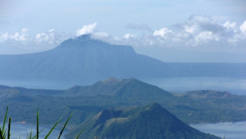 Overlooking Taal Volcano