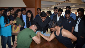Arm Wrestling at Phoenix- A Saraswat College Event