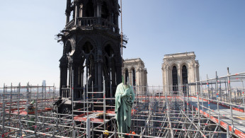 Fire at Notre Dame Cathedral in Paris