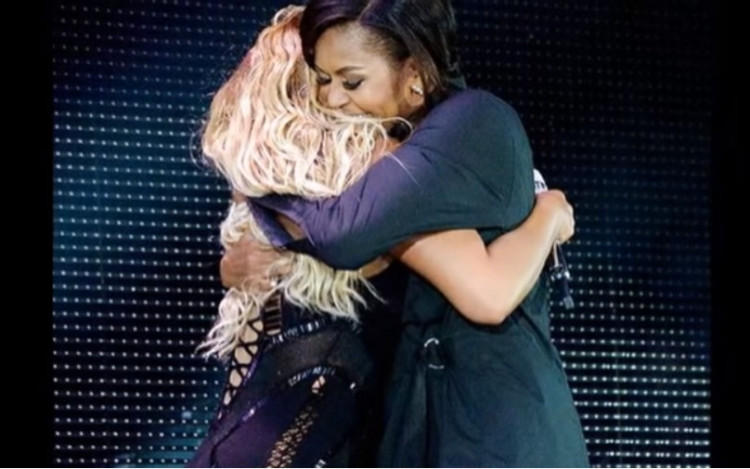 Beyonce and Michelle Obama