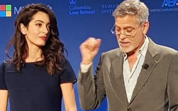 Amal Clooney and George Clooney
