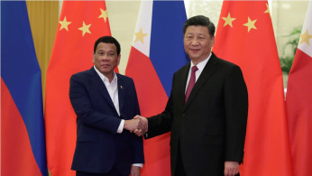 Rodrigo Duterte and Xi Jinping