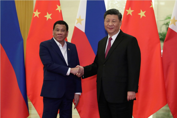 Rodrigo Duterte and Xi Jinping