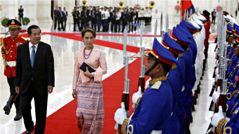 Aung San Suu Kyi in Cambodia