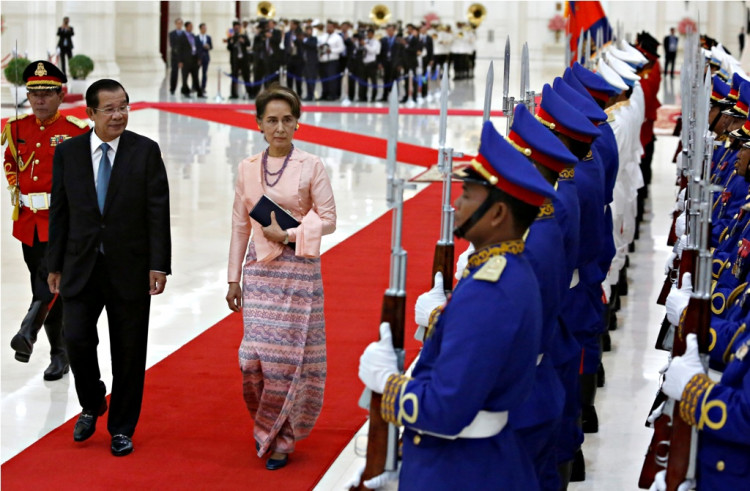Aung San Suu Kyi in Cambodia