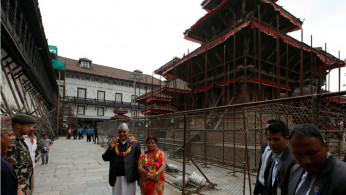 Nepal Prime Minister and his wife