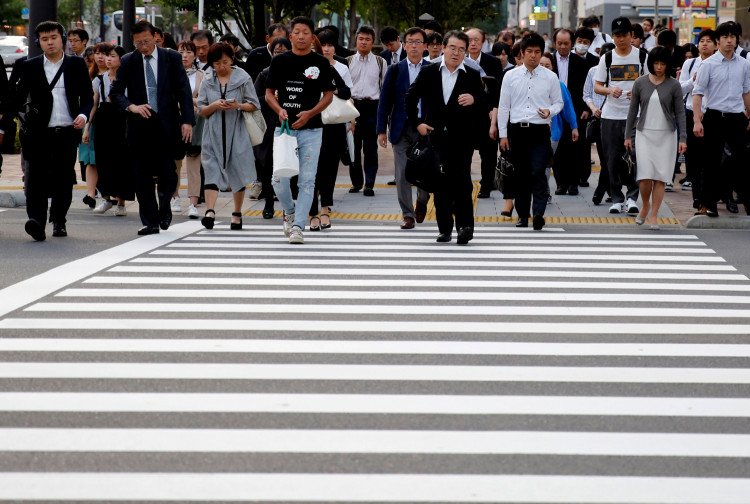 Japan business district