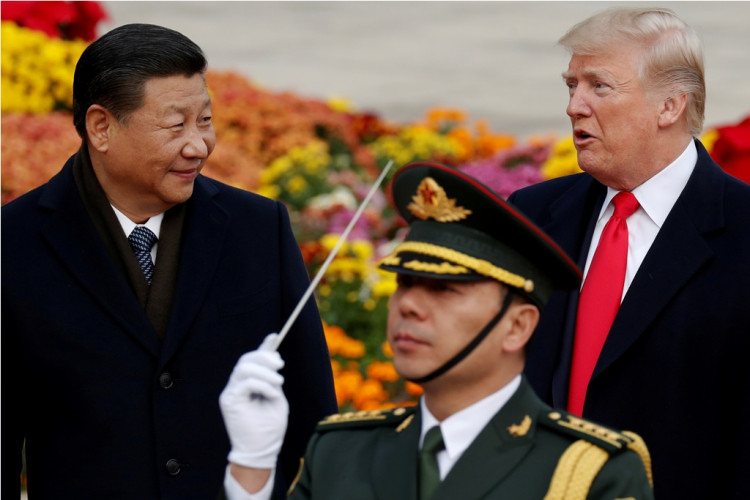 Xi Jinping and Donald Trump