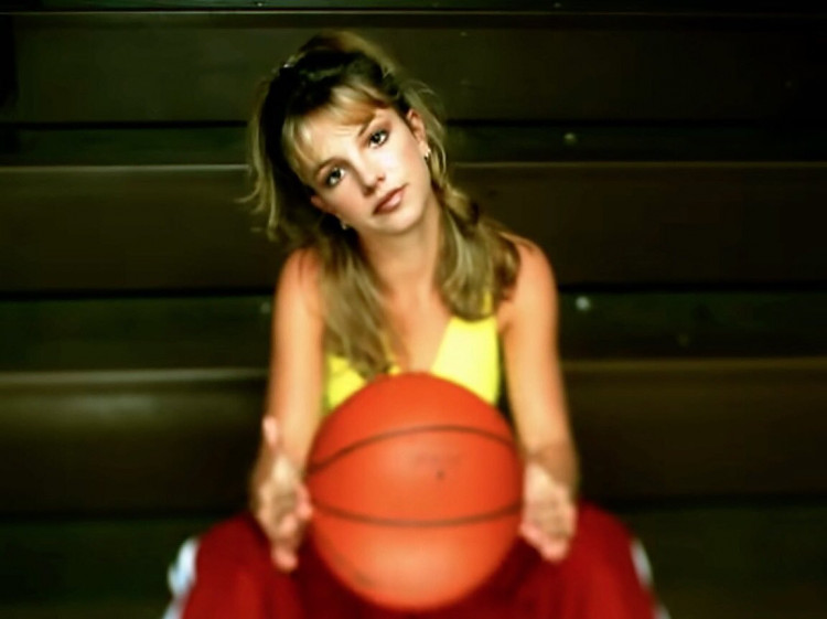Britney Spears pictured here in her 'Baby One More Time' video from 20 years ago. Presently, she was reported as having a feud with her parents