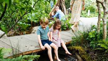 Britain's Prince William and Catherine, Duchess of Cambridge at RHS Chelsea Flower Show in London