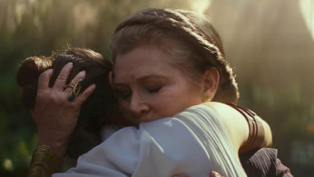 Leia Organa in the 'Star Wars Episode 9' trailer.