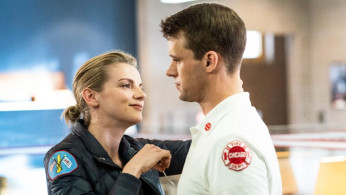Sylvie Brett and Matt Casey in 'Chicago Fire' Season 7.