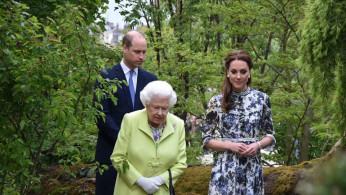 Queen Elizabeth, Prince William, Kate Middleton