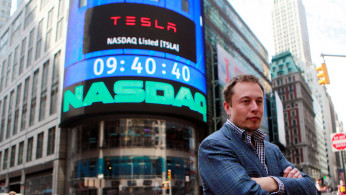 CEO of Tesla Motors Elon Musk poses during a television interview 
