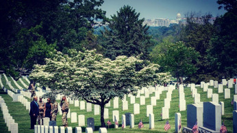 Melania and Donald Trump drop by Arlington National Cemetery Thursday to pay respects, prior to their state visit to Japan.