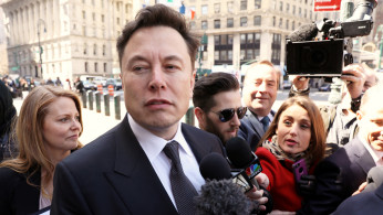 Tesla CEO Elon Musk arrives at Manhattan federal court for a hearing 