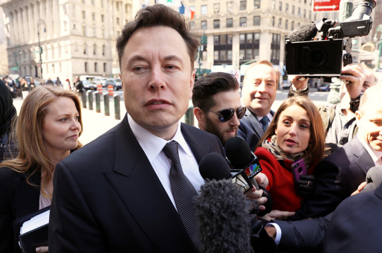 Tesla CEO Elon Musk arrives at Manhattan federal court for a hearing 