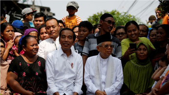Jokowi and Ma'ruf Amin
