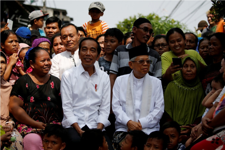 Jokowi and Ma'ruf Amin