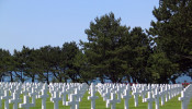 Army burial cemetery cross