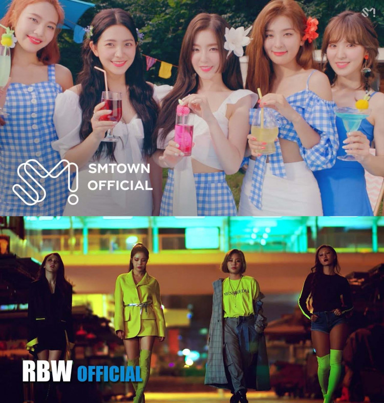 Red Velvet and MAMAMOO 