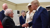 Melania Catches The Eye Of D-Day Veteran Nonagenarian Who Flirts With Her In Front Of Trump